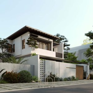 Thiết kế kiến trúc biệt thự liền kề