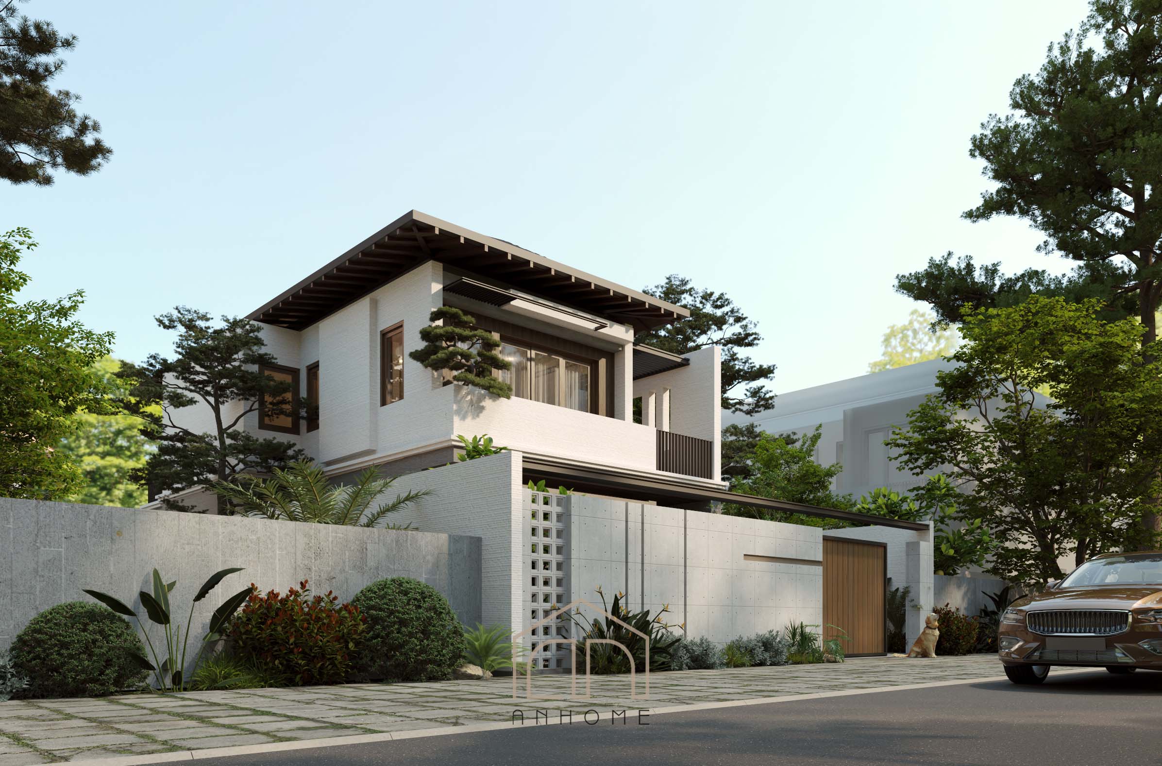 Thiết kế kiến trúc biệt thự liền kề