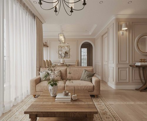 Thiết Kế Thi Công Nội Thất Chung Cư Phong Cách Tân Cổ điển 15