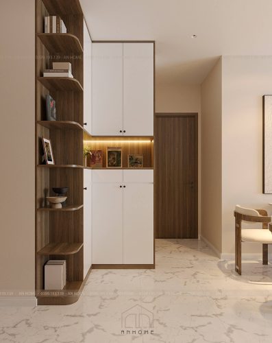 Thiết kế nội thất chung cư 2 phòng ngủ đẹp D'Edorado 18